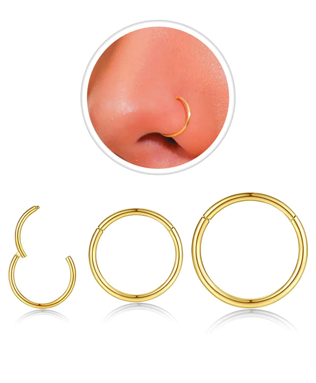 18g Nose Rings Hoop